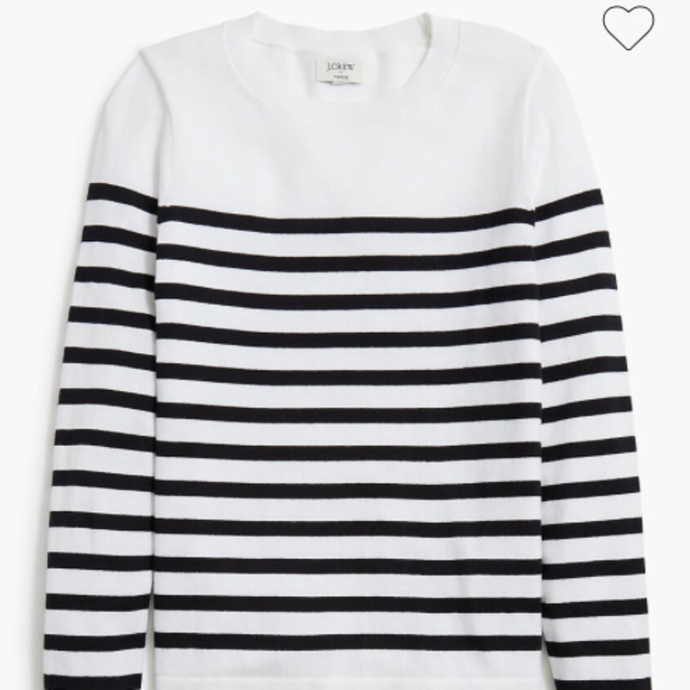J. Crew Factory Striped Teddie sweater • size small • CG827